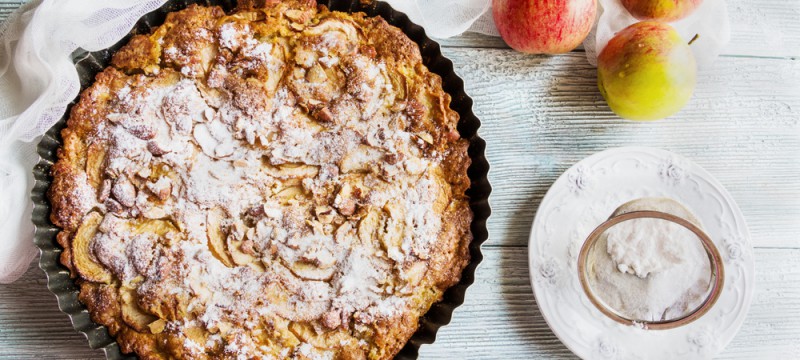 Pastel alsaciano de manzana con canela