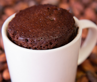 Mug Cake con cacao natural